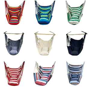 Sedia a Dondolo Personalizzata per Esterni, Amaca Pieghevole per Interni, Sedia a Dondolo in Cotone per Bambini con Cuscino - Product Image 1