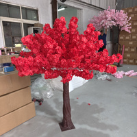 Arbres à fleurs de cerisier artificiels de haute qualité, magnifiques et roses, pour la décoration intérieure et extérieure, la maison, le bureau