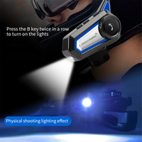 Helm Motor Headset BT Tahan Air untuk Bersepeda Peredam Kebisingan Model BT31