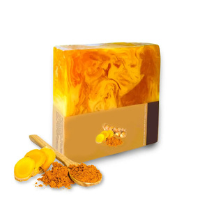 Jabón Artesanal de Jengibre Transfronterizo, Jabón de Baño <span class=keywords><strong>con</strong></span> Ácido Kójico y <span class=keywords><strong>Aceite</strong></span> Esencial de Cúrcuma, Personalizado para Adultos, Tipo de Piel Universal - Product Image 1