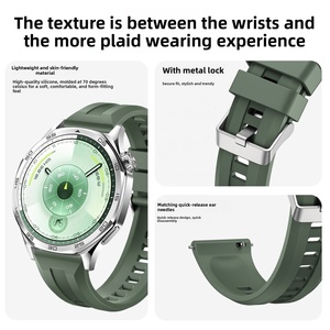 Correa Deportiva de Silicona Oficial con Hebilla, Cómoda y Universal para <span class=keywords><strong>Huawei</strong></span> GT6 5 4 <span class=keywords><strong>GT</strong></span> <span class=keywords><strong>Series</strong></span> 22mm - Product Image 4