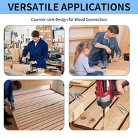 Vis de fixation pour meubles à tête fraisée hexagonale ou Pozi, pour le bois et le bricolage (DIY), vente en gros du fabricant