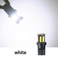 Soporte de luz LED extra alta para coche T10/5w5 7020 10 SMD T10 bombilla led estroboscópica