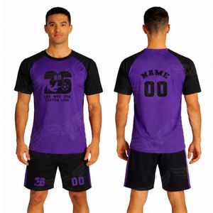 Custom Mens Soccer <b>Cup</b> 2026 Jersey & Shorts Set Red Black Football Training Uniform Personalized <b>Name</b> Number Sports Kit - Product Image 3