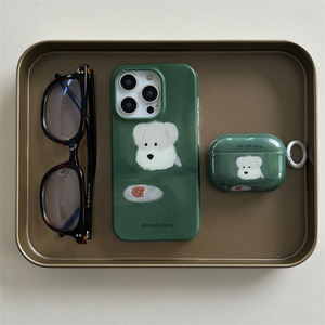 Étui pour écouteurs AirPods Pro 3 2 1, couleur unie à pois, pour AirPods 4 3 2 1, housse de protection pour écouteurs sans fil Bluetooth - Product Image 4