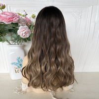 Perruque Kosher juive en cheveux humains vierges russes, couleur balayage blond, avec dentelle HD à ligne naturelle, en promotion