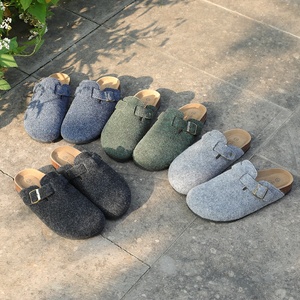 Zoccoli in Feltro di Alta Qualità per <span class=keywords><strong>Donna</strong></span>, per Interni ed Esterni, con Comodo Plantare in <span class=keywords><strong>Sughero</strong></span> Bio - Product Image 6