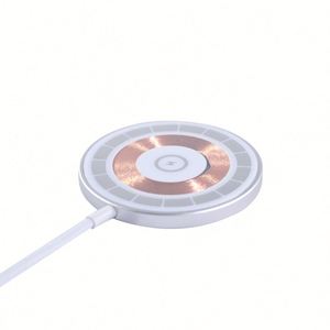 Chargeur sans fil portable 15W à charge rapide, directement de l'usine, accessoire magnétique pour téléphone, compatible avec les chargeurs Type C, avec logo. - Product Image 3