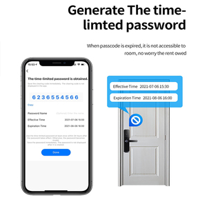 Hiwink Durable <strong>WiFi</strong> Biometric Fingerprint Lock Smart <strong>DoorLock</strong> with One-Second Fast Remote Unlock Technology - Product Image 5