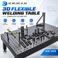 Nouvelle table de soudage modulaire 3D en acier nitruré au plasma, banc réglable pour atelier, marque Meisida, économique, ouverture de 28 mm, DC 36V, sans fil