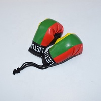 Le pendentif gant drapeau britannique/allemand/italien simule les accessoires de pendentif de mini gants de boxe à l'intérieur de la voiture