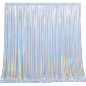 Cortina <span class=keywords><strong>de</strong></span> Lámina Metálica Gruesa que No Desprende Pelusas, Tela Brillante para Fondo Fotográfico, para Transmisiones en Vivo, Bodas, Fiestas <span class=keywords><strong>de</strong></span> Cumpleaños - Product Image 6