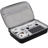 Kotak Penyimpanan Perjalanan Anti-Shock Pelindung untuk DJI Mini 3 Pro / Mini 3 RC / RC-N1 Remote Controller dari EVA Keras