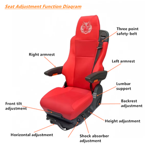 <span class=keywords><strong>Asiento</strong></span> de suspensión neumática de <span class=keywords><strong>tractor</strong></span> de alta calidad de fábrica personalizada para <span class=keywords><strong>asiento</strong></span> de montacargas Caterpillar Grammer <span class=keywords><strong>asiento</strong></span> de conductor Volvo Fh - Product Image 4