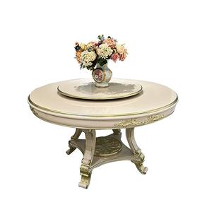 <span class=keywords><strong>Table</strong></span> à manger française et combinaison <span class=keywords><strong>de</strong></span> chaises <span class=keywords><strong>Table</strong></span> à manger ronde <span class=keywords><strong>en</strong></span> bois massif europé<span class=keywords><strong>en</strong></span> avec plateau tournant <span class=keywords><strong>Table</strong></span> à manger sculptée - Product Image 5