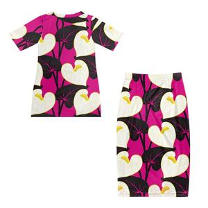 Samoan Puletasi vêtements tribaux polynésiens imprimer personnalisé femmes deux pièces insulaire Style robe ensembles robes en lin pour les femmes - Product Image 4