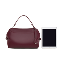 Sac à main en cuir PU souple de créateur, sac fourre-tout professionnel pour femmes avec boucles latérales réglables