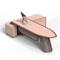 Alta qualità postazione ufficio mobili ultimo design in legno moderno ceo manager executive scrivania da ufficio