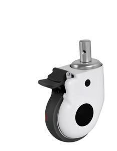 Rueda Giratoria Moderna de TPR con Freno, Capacidad de Carga de 80 kg, para Muebles de Exterior, Camas de Hospital, Escuelas, Baños, Comedores y Salas de Estar - Product Image 2