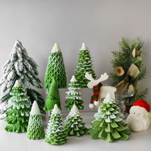Hot Selling Christmas Tree Reindeer Dwarf Shaped <b>Candles</b> Festive Atmosphere Decor Holiday <b>Gifts</b> - Product Image 4