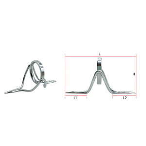 Bộ dụng cụ sửa chữa đầu cần câu thay thế đầu cần câu bằng thép không gỉ Hướng dẫn Vòng Gốm - Product Image 6