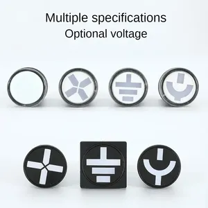 Lámpara de señal indicadora de posición de doble Color de 22mm, disyuntor de aislamiento LED, símbolo de puesta a tierra, luz indicadora Industrial - Product Image 4