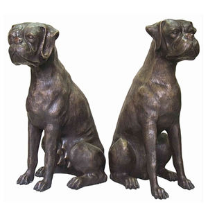 Grande Sculpture de chats en Bronze, Statue de <span class=keywords><strong>chien</strong></span> en Bronze, d'extérieur - Product Image 2