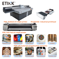 Tinta UV Soft Ink ETINK APS-02 Berkualitas Tinggi untuk Pencetakan Digital Warna Cerah Tanpa Penyumbatan Daya Rekat Kuat untuk Film PET/PP/PVC
