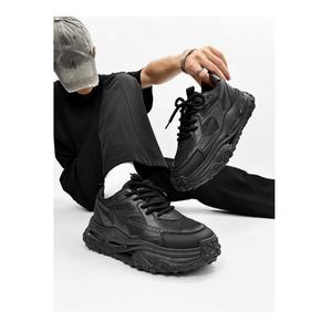 รองเท้าผู้ชายอเนกประสงค์รุ่นใหม่ รองเท้าวิ่งลำลองสำหรับฤดูใบไม้ผลิ ระบายอากาศได้ดี น้ำหนักเบา พื้นหนา ทันสมัย เพิ่มความสูงตามเทรนด์ - Product Image 5