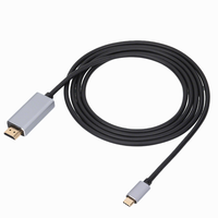 Cable USB-C a HDMI 4K 30Hz, Adaptador USB-C a HDMI para Teléfono, Laptop, TV, Proyector, MacBook, iPad Pro, Televisión