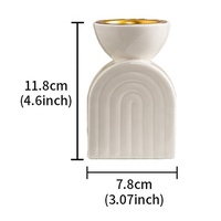Brûleur d'encens en céramique en forme d'arche, diffuseur de fumée, porte-encens original, en porcelaine, pour cheminée, écologique, cadeau, directement de l'usine