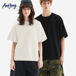 เสื้อยืดแขนสั้นผ้าฝ้าย 100% หนักพิเศษ 480gsm คุณภาพสูง ตัวอย่างสินค้า MOQ ต่ำ แบรนด์แฟชั่นยอดนิยม ขายดี ผลิตจากผ้าถัก - Product Image 1