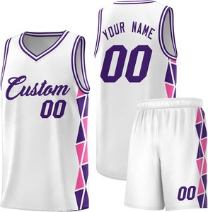 Jeu d'entraînement d'été personnalisé Maillots prêts pour le match Équipes Maillot de basket-ball Creator Design Uniformes cousus de qualité professionnelle - Product Image 4