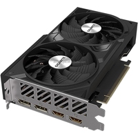 RTX 4060 Ti WINDFORCE OC 8G PCI Express GPU 2x Kipas WINDFORCE 8GB 128-bit GDDR6 GV-N406TWF2OC-8GD