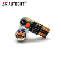 Double Couleurs Rouge Bleu Flash Strobe T10 COB 4SMD W5W 194 168 Gel de Silice Led Bulb T10 Intérieur Lumière de Plaque d'Immatriculation 12V