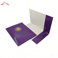 Carpetas de Presentación de Papel A4/A5 con Logotipo y Color Personalizados, con Bolsillos, Grosor Personalizado, Impresión Digital/UV, Marca TOP
