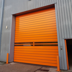<span class=keywords><strong>Porte</strong></span> à enroulement automatique rapide en alliage d'aluminium avec fonction coupe-vent, design moderne pour <span class=keywords><strong>atelier</strong></span> ou entrepôt - Product Image 5