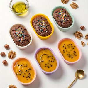 BPA-Free Reusable Eco-Friendly Silicone Muffin Liners & <b>Cupcake</b> Holder Standard Size Dishwasher Safe - Product Image 3