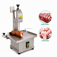 Machine à découper les os commerciale, machine à découper les os de viande congelée pour boucherie de bœuf, porc, poisson