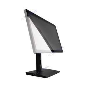 Shanghai Fltek MVC-215 LCD Visual Acuity Chart for Optometry 21.5 Inch Metal <b>Back</b> Panel, <b>Brushed</b> Aluminum Bezel, Glass Front MVC - Product Image 4