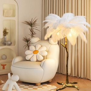 Stardust Lông Cạnh Giường Ngủ Sàn Đèn Nhựa Ánh Sáng Hướng Dẫn Tấm + LED Phòng Khách Phòng Ngủ Kép Sử Dụng Ánh Sáng Và Bóng Đèn - Product Image 6