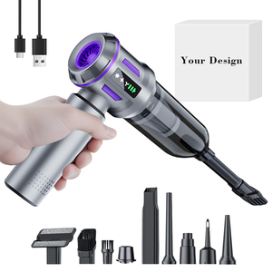 Aspirateur à main léger rechargeable Type-C avec 3 modes de puissance, bac à poussière de 0,4 L, filtre HEPA, pour voiture, hôtel, camping-car, utilisation humide/sèche - Product Image 1