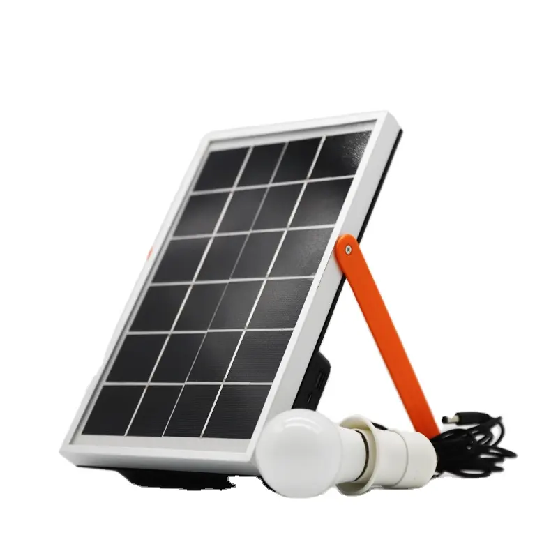경제적 휴대용 다기능 태양 비상 LED 램프 휴대용 백업 전원 태양 전지 패널