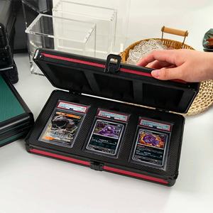 Estuche de Almacenamiento de Herramientas con Cierre de Aluminio, Estuche de Transporte Duradero, Rojo, Impermeable, para Tarjetas Coleccionables Pokémon, Estuche de Almacenamiento para Tarjetas Coleccionables - Product Image 1