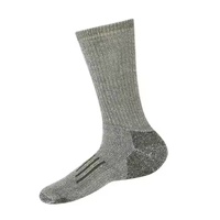Chaussettes de sport en laine mérinos de haute qualité pour hommes Chaussettes en laine respirante avec conception personnalisée et logo
