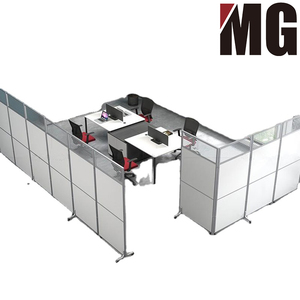 Partition temporaire portable pliante, Partition, pour le bureau, Center d'appels, séparateur de salle privée avec roulettes - Product Image 2