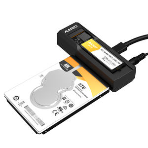 4-in-1 SATA HDD & NVMe SSD USB3.2 Gen2 10Gbps <span class=keywords><strong>M</strong></span>.2 2230/2280 2,5\" 3,5\" Werkzeugfreies Kunststoff-Gehäuse - Product Image 2
