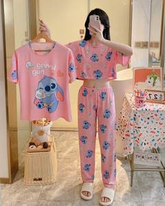 Nuevo Conjunto de Pijama para Mujer al por Mayor, Ropa de Dormir de Tres Piezas con Dibujos Animados, Suave y Linda, Ropa de Casa para Mujer, Pijama para Niñas, 3 Piezas - Product Image 5