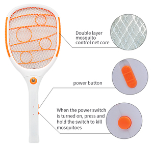 Muỗi BAT các nhà sản xuất 4000V có thể sạc lại điện muỗi Vỉ Đập với logo - Product Image 2