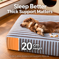 Cuscino Quadrato per Animali Domestici, Letto Spesso Lavabile per Cani e Gatti, Copertura Riutilizzabile Ecologica, OEM all'Ingrosso